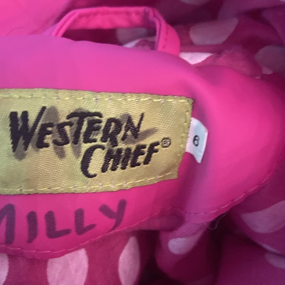 Western Chief Pink Polka Dot Raincoat - Picture 3 of 5